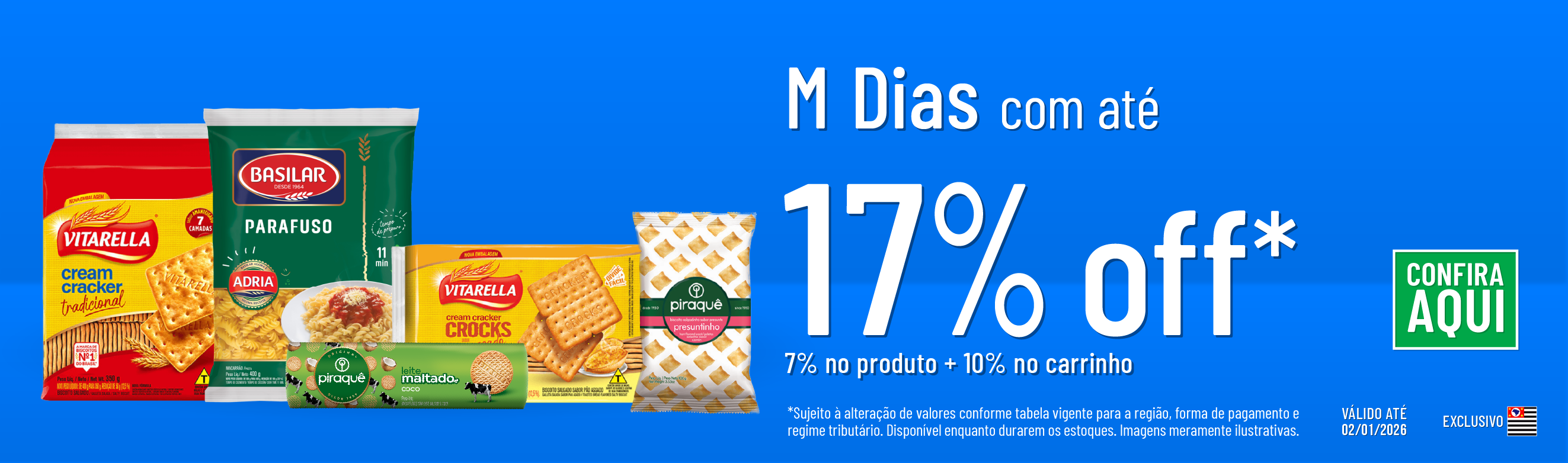 Linha M Dias com 17% OFF*