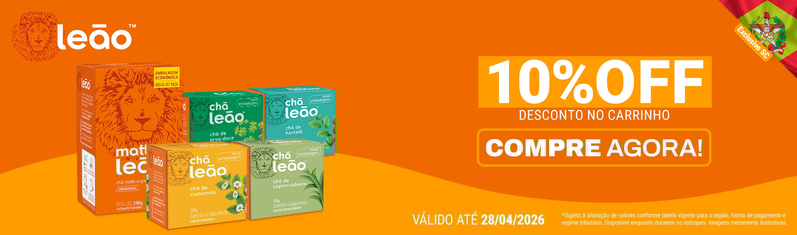 Linha Leão com até 10%OFF*