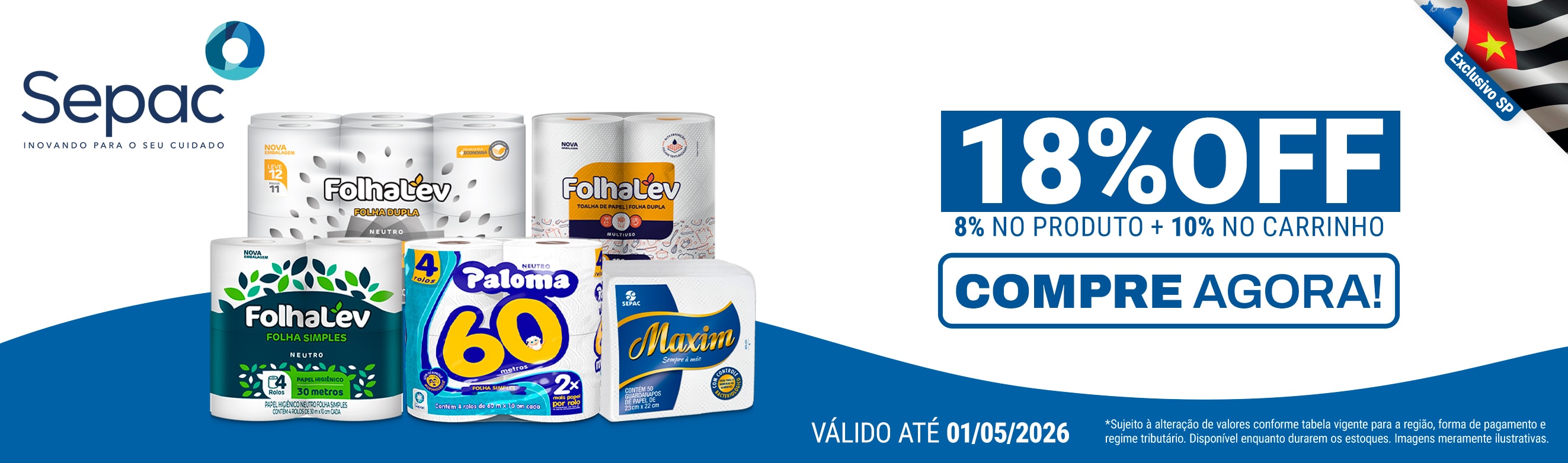 Linha Sepac em até 18%OFF*