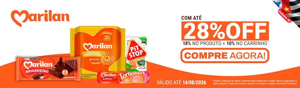 Linha Marilan com 28% OFF*