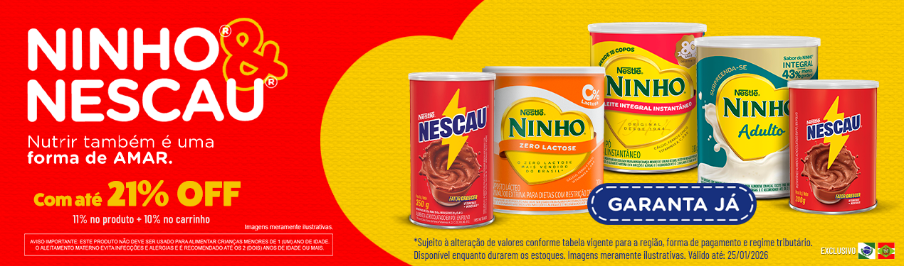 Linha Nestle com 21% OFF*