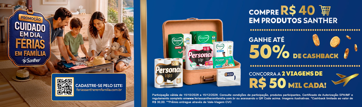 *Promoção Santher Férias em Família