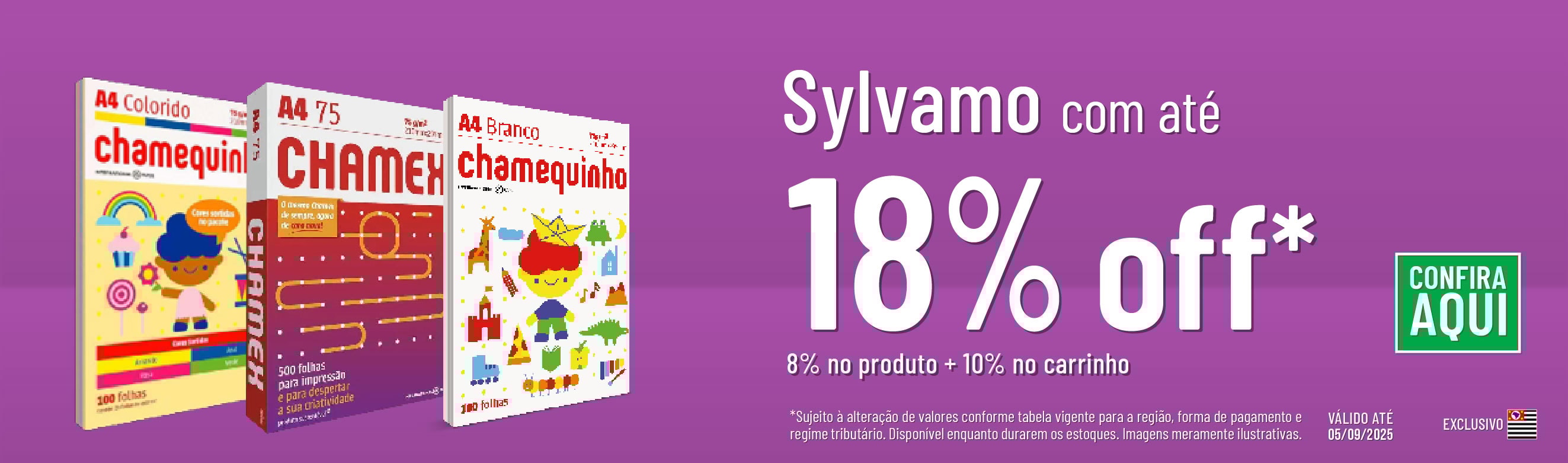 Linha Sylvamo com 18% OFF*