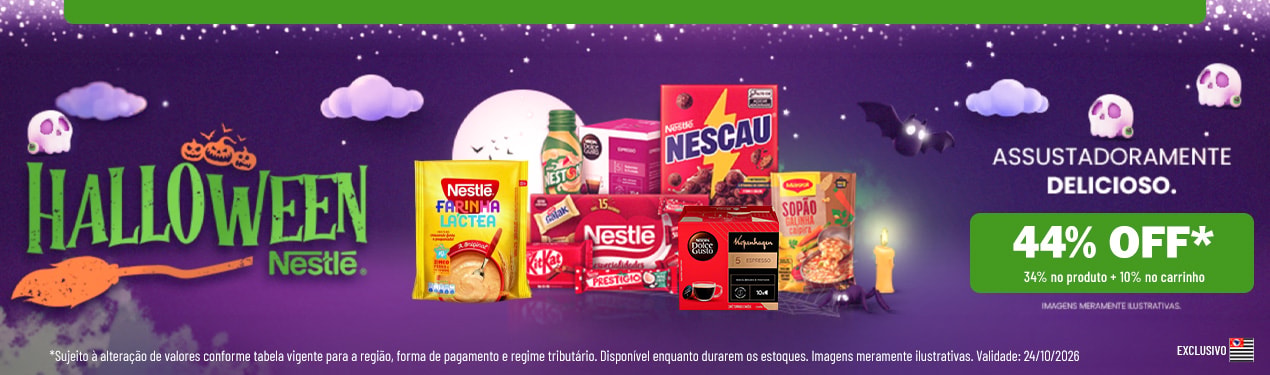 Linha Nestle com 44% OFF*