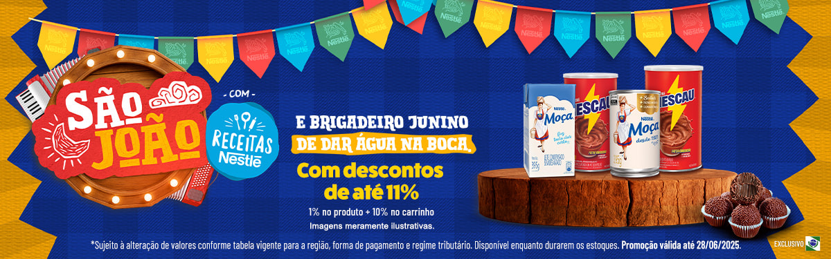 Linha Nestle com 11% OFF*