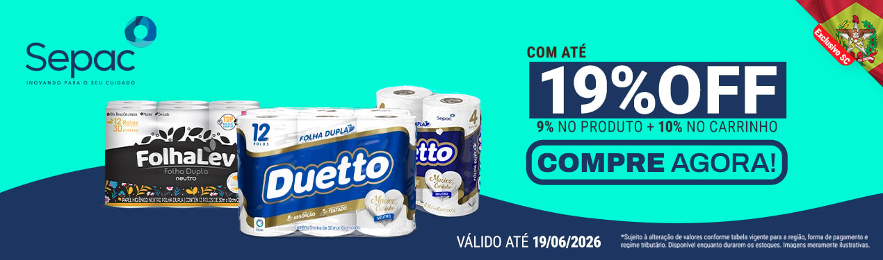 Linha Sepac com até 19%OFF*