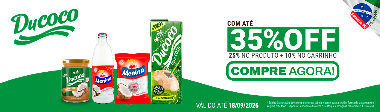 Linha Ducoco com 35% OFF*
