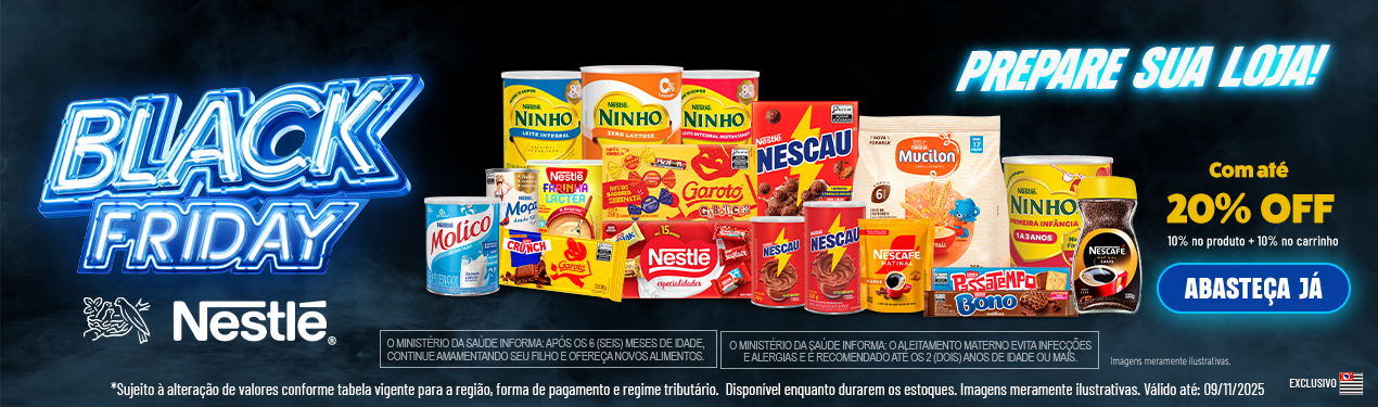 Linha Nestle com 20% OFF*