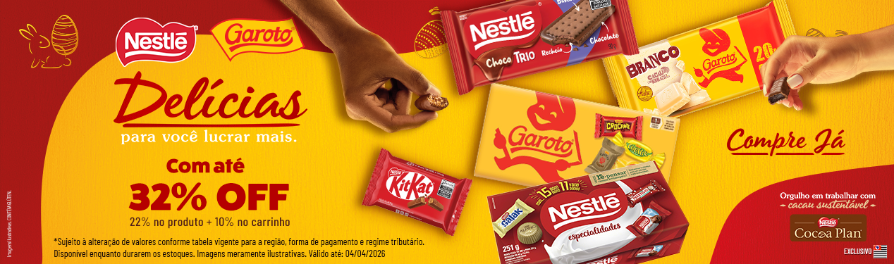 Linha Nestle com 32% OFF*