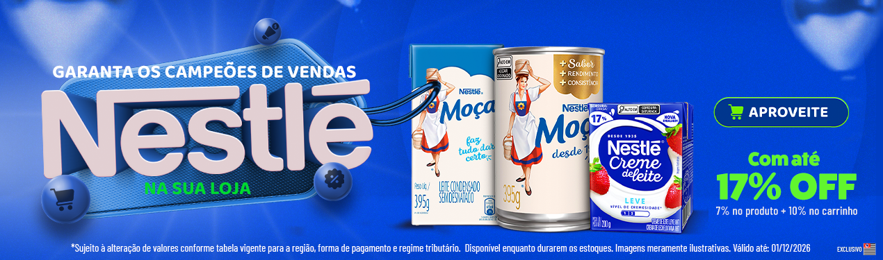 Linha Nestle com 17% OFF*
