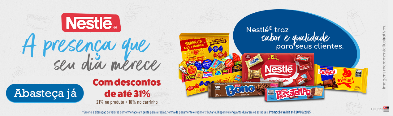 Linha Nestle com 13% OFF*