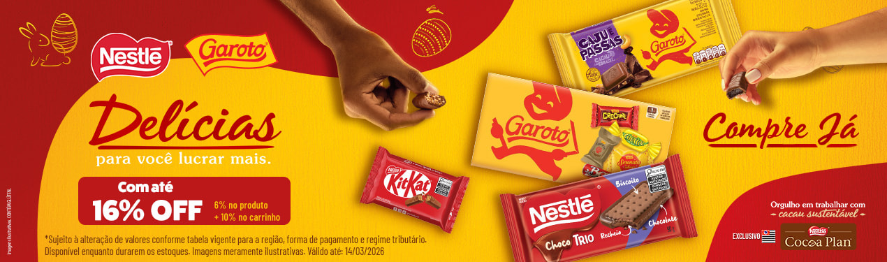 Linha Nestle com 16% OFF*