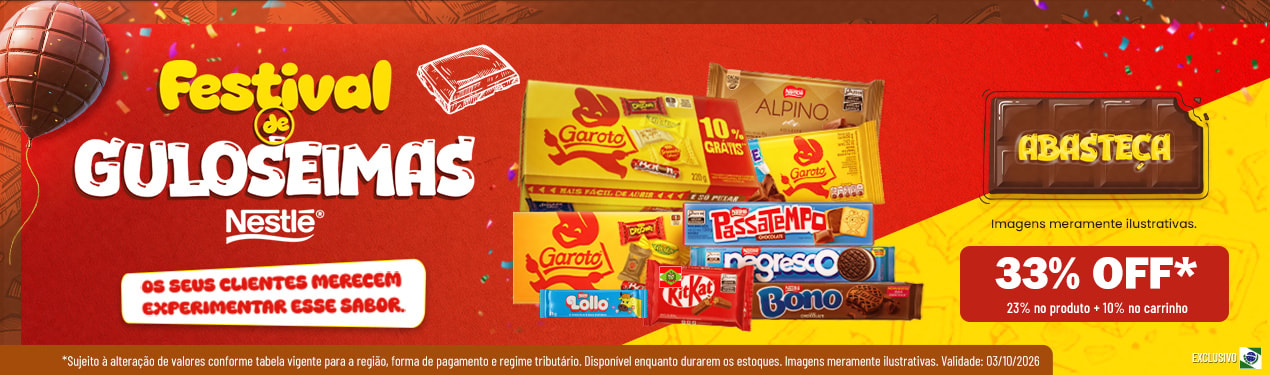 Linha Nestle com 33% OFF*