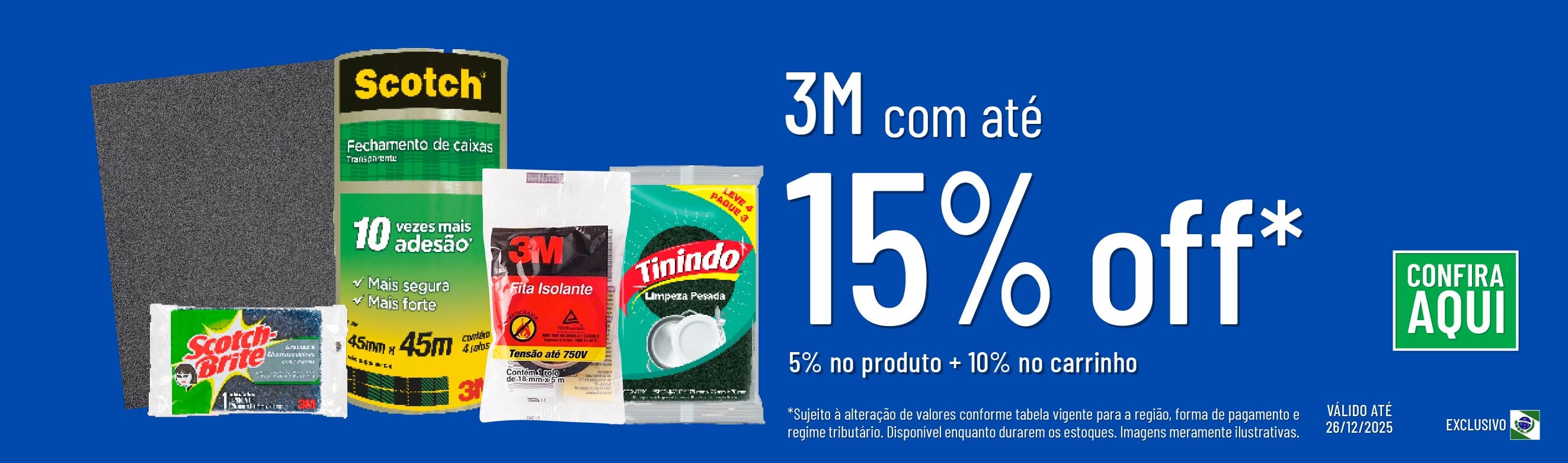 Linha 3M com 15% OFF*