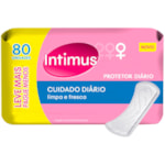 Absorvente Intimus Cuidado Diário 80 Unidades Promocional