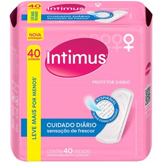 Absorvente Intimus Days Sem Perfume 40 unidades