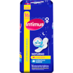 Absorvente Intimus Gel Noturno Cobertura Suave com Abas 16 unidades