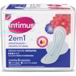 Absorvente Intimus Noturno 2 em 1 Com Abas 8Un