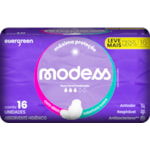 Absorvente Modess Cobertura Suave Com Abas 16Un Leve + Pague -