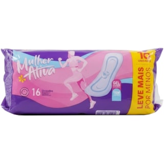 Absorvente Mulher Ativa Sem Abas 16Un Leve + Pague -