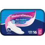 Absorvente Naturalmente Com Abas 16Un