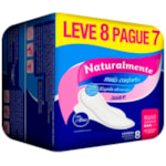Absorvente Naturalmente Gel Com Abas Leve 8 Pague 7