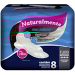 Absorvente Naturalmente Max Noturno Com Abas 8Un