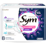Absorvente Noturmo Sym Com Abas 8Un