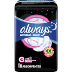 Absorvente Noturno Always Noites Tranquilas Com Abas 8Un