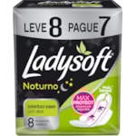 Absorvente Noturno Ladysoft Suave Com Abas 8 unidades