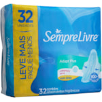 Absorvente Sempre Livre Adapt Plus com Abas 32 unidades