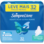 Absorvente Sempre Livre Adapt Suave Com Abas 32 unidades