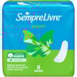 Absorvente Sempre Livre Cobertura Suave Sem Abas 8 unidades