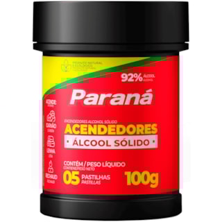 Acendedor Paraná de Álcool Sólido 100g