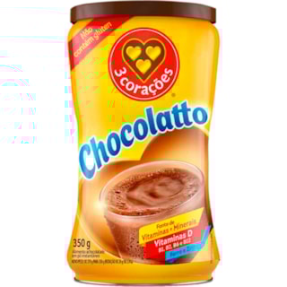 Achocolatado 3 Corações Chocolatto Lata 350g