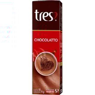 Achocolatado Em Cápsula 3 Corações Chocolatto 10X11g