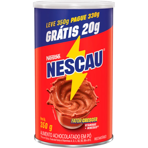 Achocolatado Nescau Lata Promo Leve 350g Pague 330g