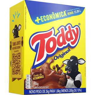 Achocolatado Toddy em Pó 1,8KG