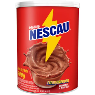 Achocolatador Nescau Em Pó Lata 200g