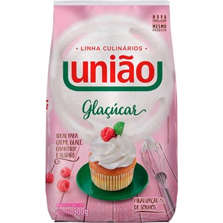 Açúcar de Confeiteiro Glaçucar União 500g