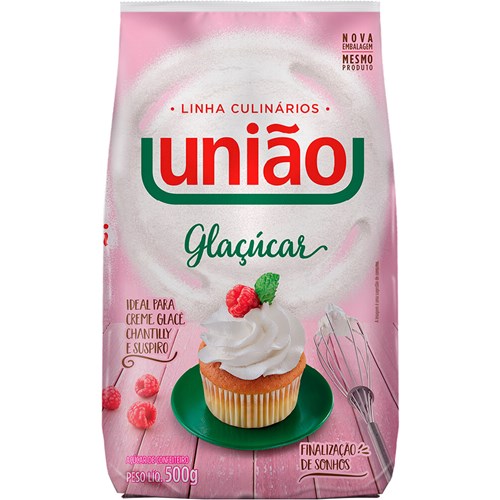 Açúcar de Confeiteiro Glaçucar União 500g