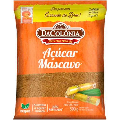 Açúcar Mascavo DaColônia 500g