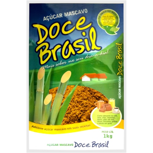 Açúcar Mascavo Doce Brasil 1kg