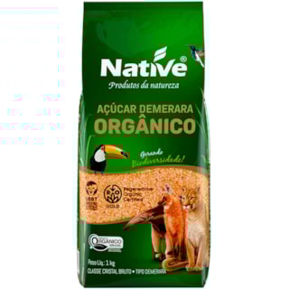 Açúcar Native Demerara Orgânico 1Kg
