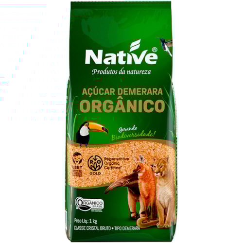 Açúcar Native Demerara Orgânico 1Kg