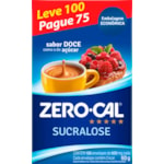 Adoçante em Pó Zero-Cal Sucralose Leve 100Un Pague 75Un