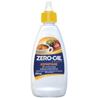 Adoçante Zero Cal Aspartame Líquido 100ml