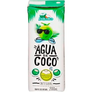 Água de Coco Dikoko Integral 200ml