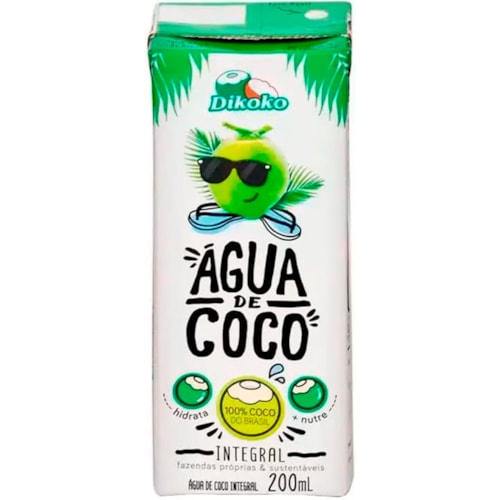 Água de Coco Dikoko Integral 200ml