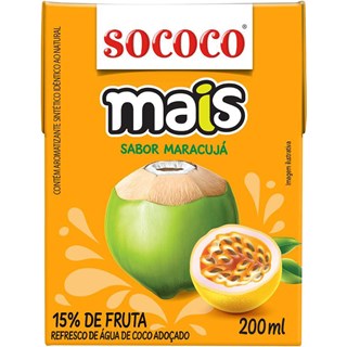 Água de Coco Sococo Maracujá 200ml